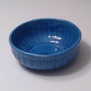 Vintage Royal Blue Moreno DP-3-O Ceramics California USA Pottery Planter 8" Bowl